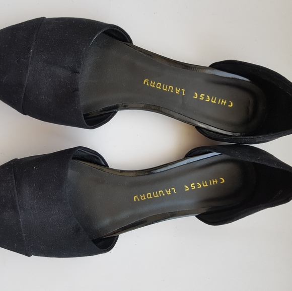 Chinese laundry black easy does it flats - Picture 2 of 5